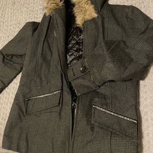 Coat with hood